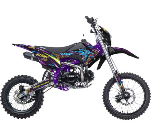 Мотоцикл BSE MX 125 17/14 Purple Dragon PITBIKE